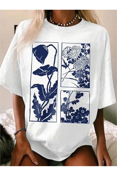 Bengi Clothing Premium Oversize Cut Short Sleeve Printed T-Shirt