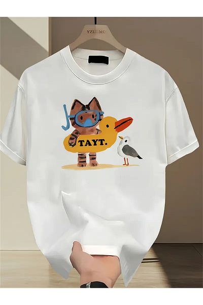 Bengi Clothing Premium Oversize Cut Short Sleeve Printed T-Shirt