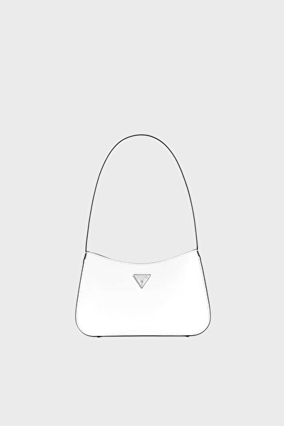 Guess Arnela Logo Fixed Strap Mini Patent Leather Bag Hwny9496170 Bag Hwny94 96170 Whi