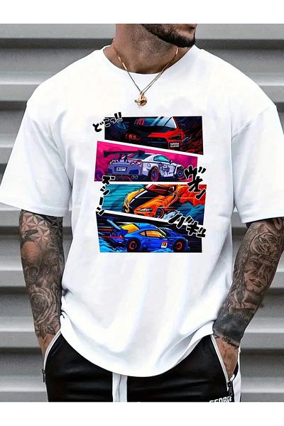 sole stories Premium Oversize Cut Short Sleeve Printed T-Shirt