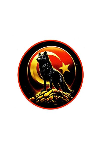 BsElektronik ملصق تصميم كورت والعلم التركي