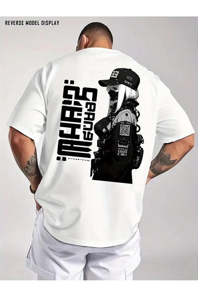 sole stories Premium Oversize Cut Short Sleeve Printed T-Shirt