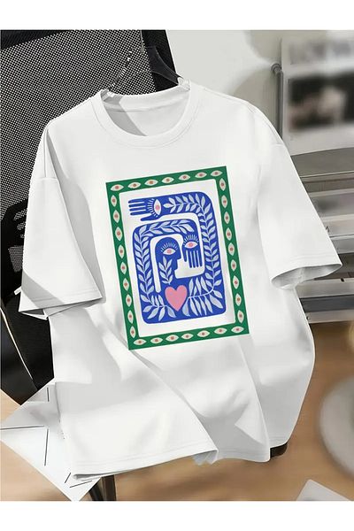Bengi Clothing Premium Oversize Cut Short Sleeve Printed T-Shirt