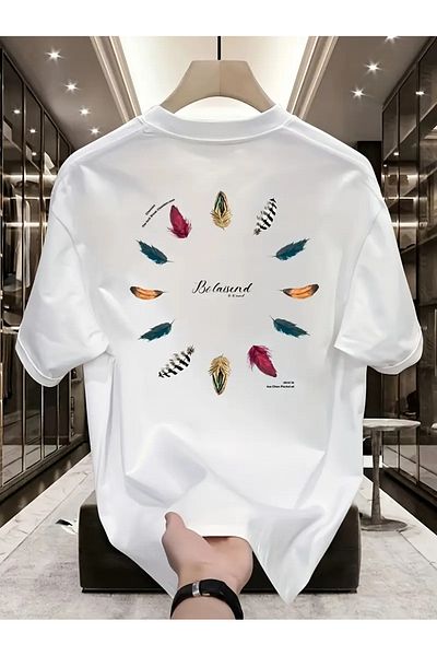 Bengi Clothing Premium Oversize Cut Short Sleeve Printed T-Shirt