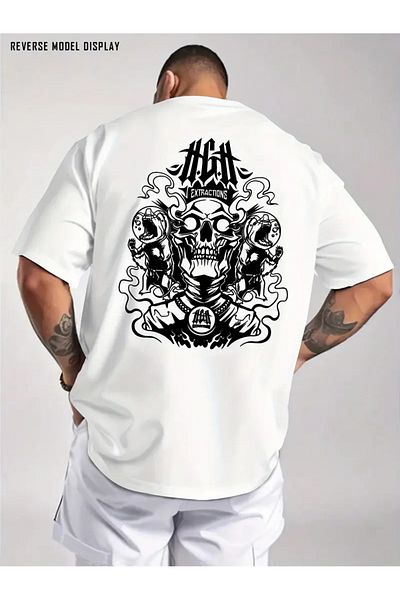 Bengi Clothing Premium Oversize Cut Short Sleeve Printed T-Shirt