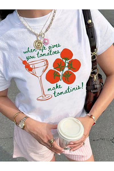 sole stories Premium Oversize Cut Short Sleeve Printed T-Shirt
