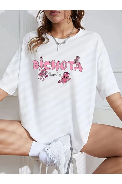 sole stories Premium Oversize Cut Short Sleeve Printed T-Shirt