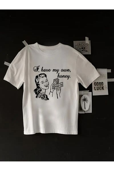 sole stories Premium Oversize Cut Short Sleeve Printed T-Shirt
