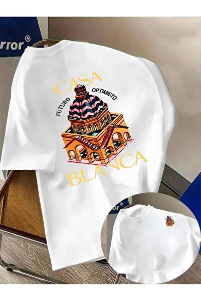 Jose Clothing تي شيرت مطبوع بأكمام قصيرة ومقاس كبير ممتاز