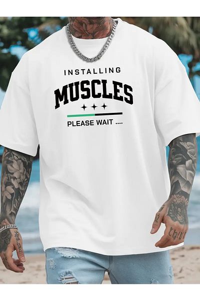 Bengi Clothing Premium Oversize Cut Short Sleeve Printed T-Shirt