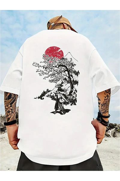 sole stories Premium Oversize Cut Short Sleeve Printed T-Shirt