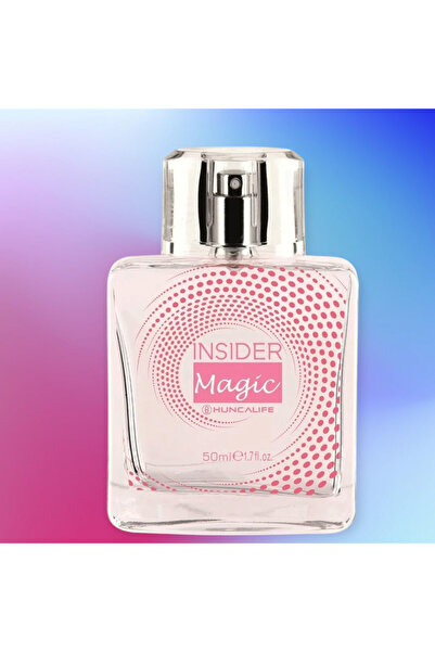Huncalife Insider Magic Kadın Parfüm 50 ml – EDP Kalıcı Ferah Koku Günlük Parfüm