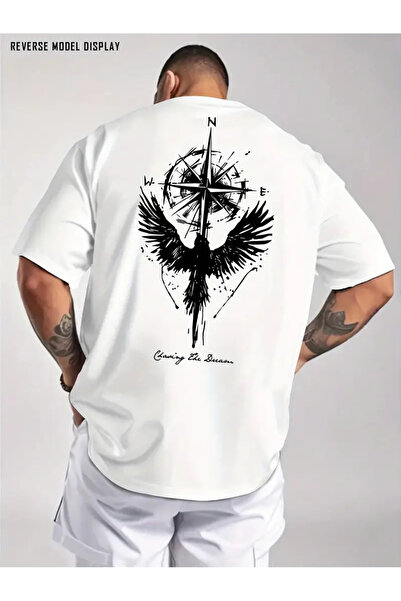 Aether Premium Oversize Cut Short Sleeve Printed T-Shirt