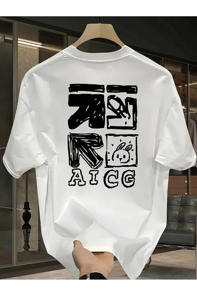 sole stories Premium Oversize Cut Short Sleeve Printed T-Shirt