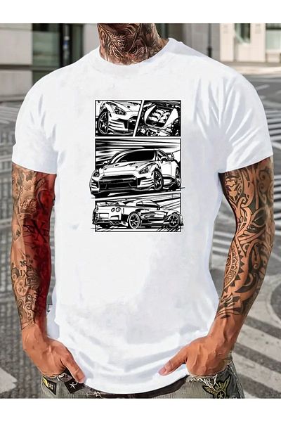 sole stories Premium Oversize Cut Short Sleeve Printed T-Shirt