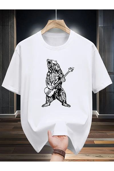 Bengi Clothing Premium Oversize Cut Short Sleeve Printed T-Shirt
