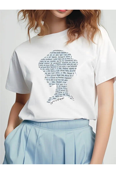 Jose Clothing تي شيرت مطبوع بأكمام قصيرة ومقاس كبير ممتاز