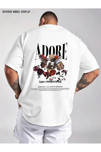 sole stories Premium Oversize Cut Short Sleeve Printed T-Shirt