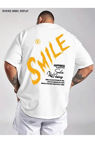 Bengi Clothing Premium Oversize Cut Short Sleeve Printed T-Shirt