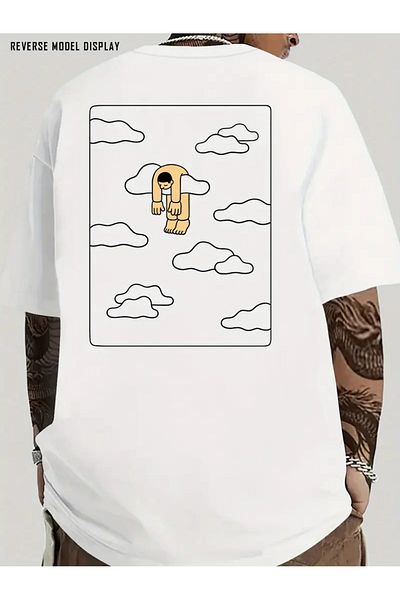sole stories Premium Oversize Cut Short Sleeve Printed T-Shirt