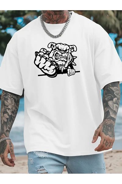 sole stories Premium Oversize Cut Short Sleeve Printed T-Shirt