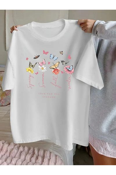 sole stories Premium Oversize Cut Short Sleeve Printed T-Shirt