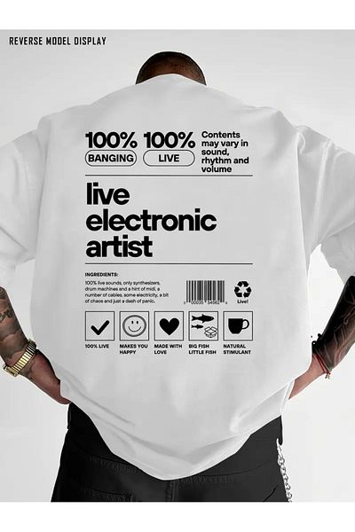 Bengi Clothing Premium Oversize Cut Short Sleeve Printed T-Shirt
