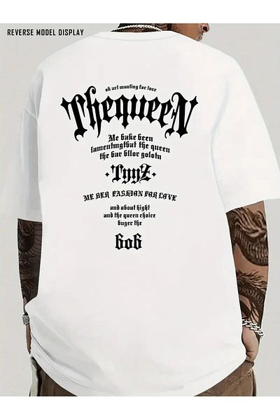 Bengi Clothing Premium Oversize Cut Short Sleeve Printed T-Shirt
