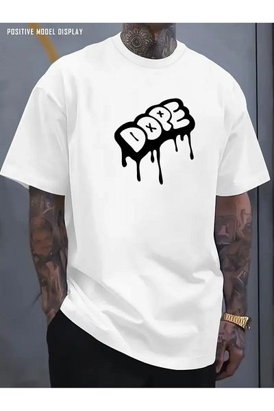 Bengi Clothing Premium Oversize Cut Short Sleeve Printed T-Shirt
