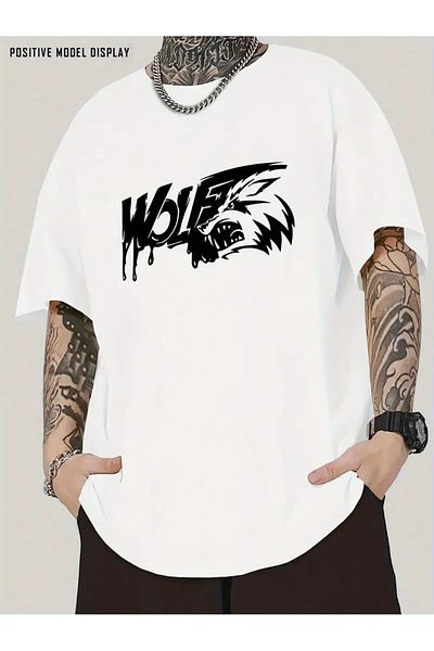 Bengi Clothing Premium Oversize Cut Short Sleeve Printed T-Shirt