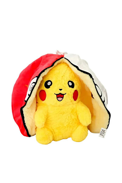 TİVENS pokemon pikachu peluş fermuarlı kostümlü oyuncak