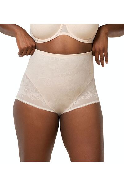 Triumph Chilot talie inalta fara picior Wild Rose Sensation Panty, Triumph, L INTL, alb