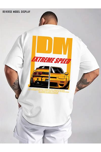 Bengi Clothing Premium Oversize Cut Short Sleeve Printed T-Shirt