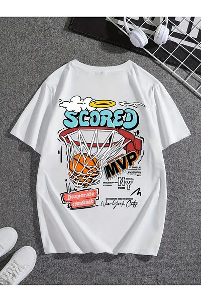 Bengi Clothing Premium Oversize Cut Short Sleeve Printed T-Shirt