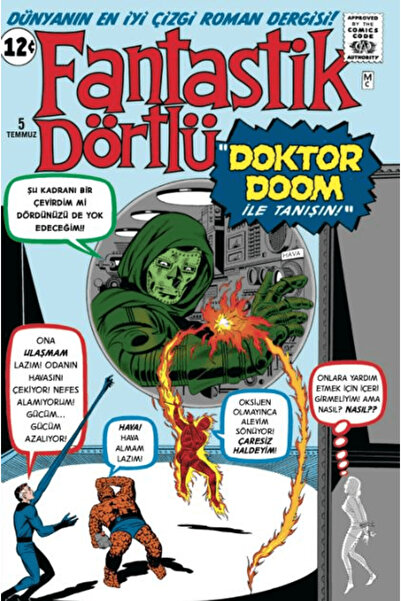 Arka Bahçe Yayıncılık Fantastik Dörtlü Doktor Doom İle Tanışın / Stan Lee / A...