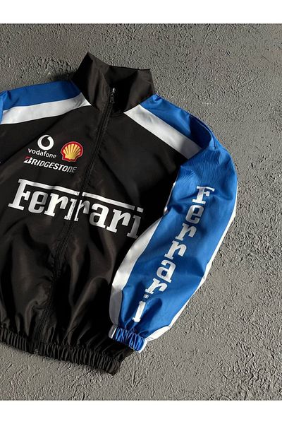 SENTİNEL WEAR F3Rr3Ri̇ Printed Digital Parachute Raincoat