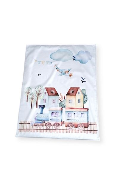 OEM Cotton Baby Blanket, Tesoro Bebe, Train Model, Oeko-Tex Certified, 70x100cm