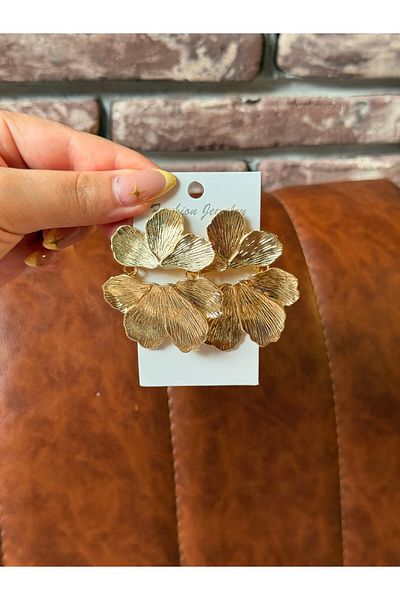 luxyansımalar Big Flower Earrings