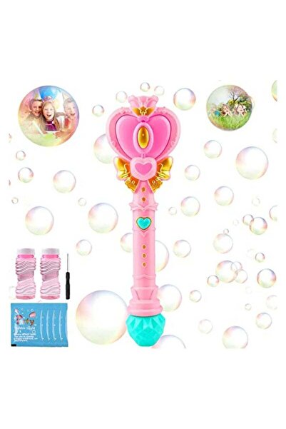 COOYA Bubble Toy,Princess Bubble Wand for Girls,Outdoor Play Gift,Pink