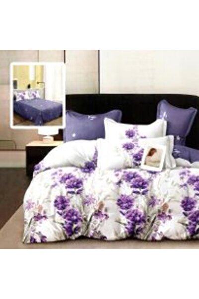 Ralex Cocolino Printed Blanket 200 x 230 cm, Blue with Flowers