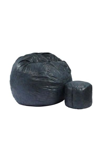 Pufrelax Set Fotoliu King Size cu Otoman (suport picioare), Material Textil - Before Dawn