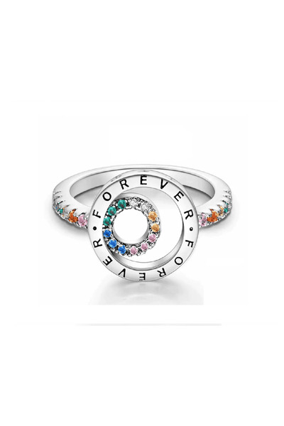 Belora Δαχτυλίδι Forever από ασήμι της Diora