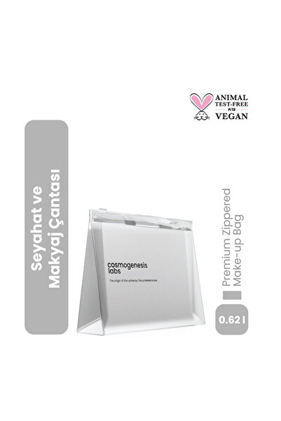 Cosmogenesis Labs Kozmetik Cosmogenesis Labs Premium Travel Bag-Transparent Ziplock Waterproof Organizer (13X19 cm) X2Pcs