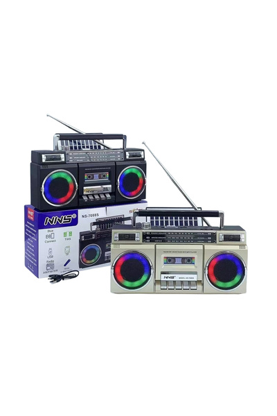 MFSTEKNO NS-7088S BT,SD,USB GİRİŞLİ FM RADİO RGB IŞIKLI SPEAKER