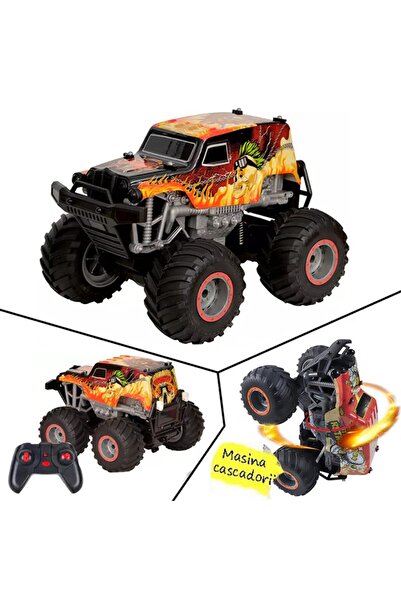 PROCART Mașină cu telecomandă, tip off-road, cascadorii, rotație verticală la...