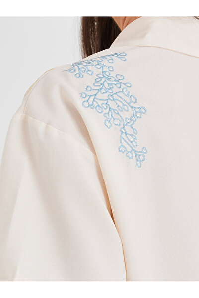 Styli Floral Embroidered Shirt and Pants Co-Ords