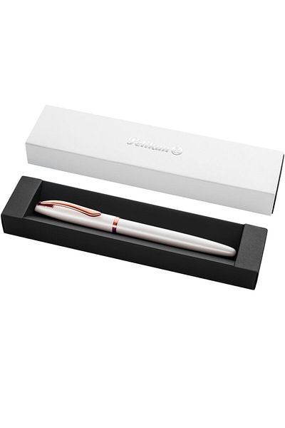 Pelikan Stilou Jazz Noble Elegance P36, Alb Perlat, Culoare Alb, Material Metal