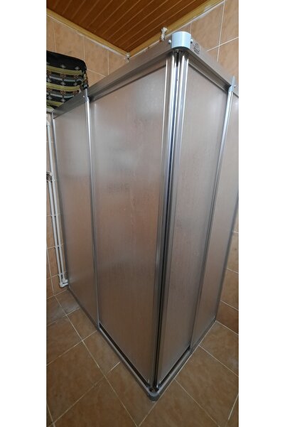 shop Girayduşakabin 75cmx75cm Köşeden Girişli Mika Pleksi Plastik Duşakabin