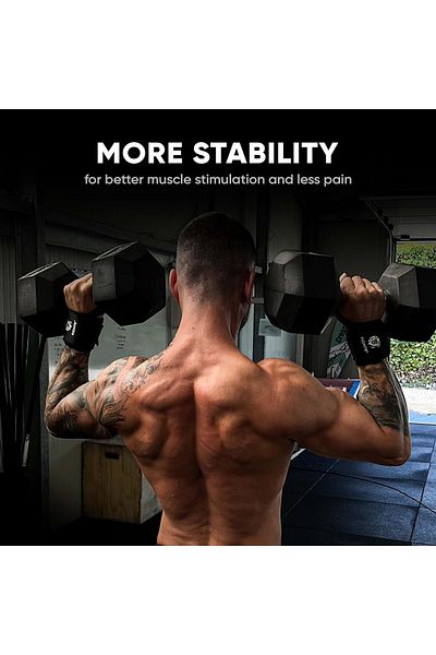 FIGHTR ® Wrist Bandages [Wrist Wraps] 45 cm Wrist Bandages for Fitness, Powerlifting, Bodybuilding,