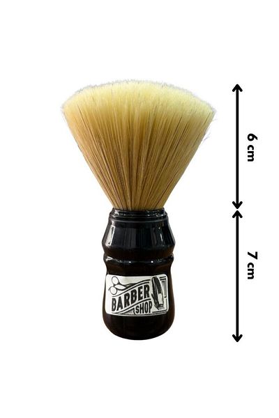 ilay fırça Emre Brush Plastic Handle Premium Synthetic Beard Brush Black